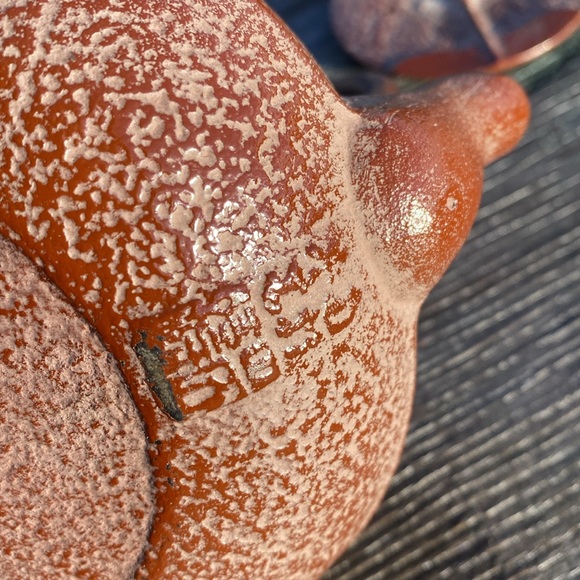 Cast Ironware Nanbu Tekki Japanese Tea kettle: Handmade one leaf / hearts EUC - Picture 7 of 12